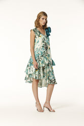 Vestido Shife Estampado Floral